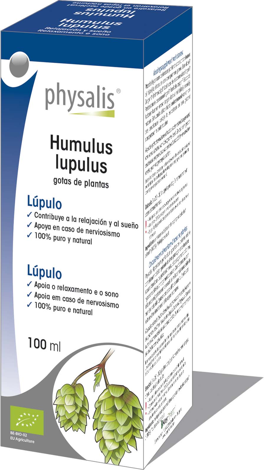 Humulus lupulus - gotas de plantas