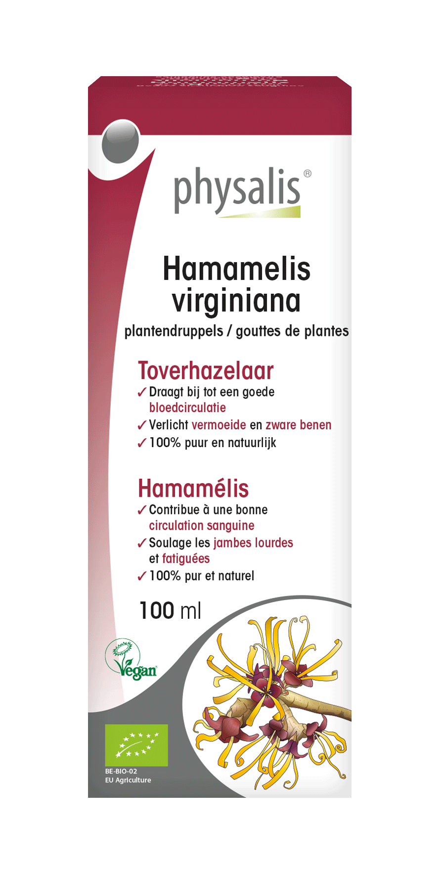 Hamamelis virginiana Plantendruppels