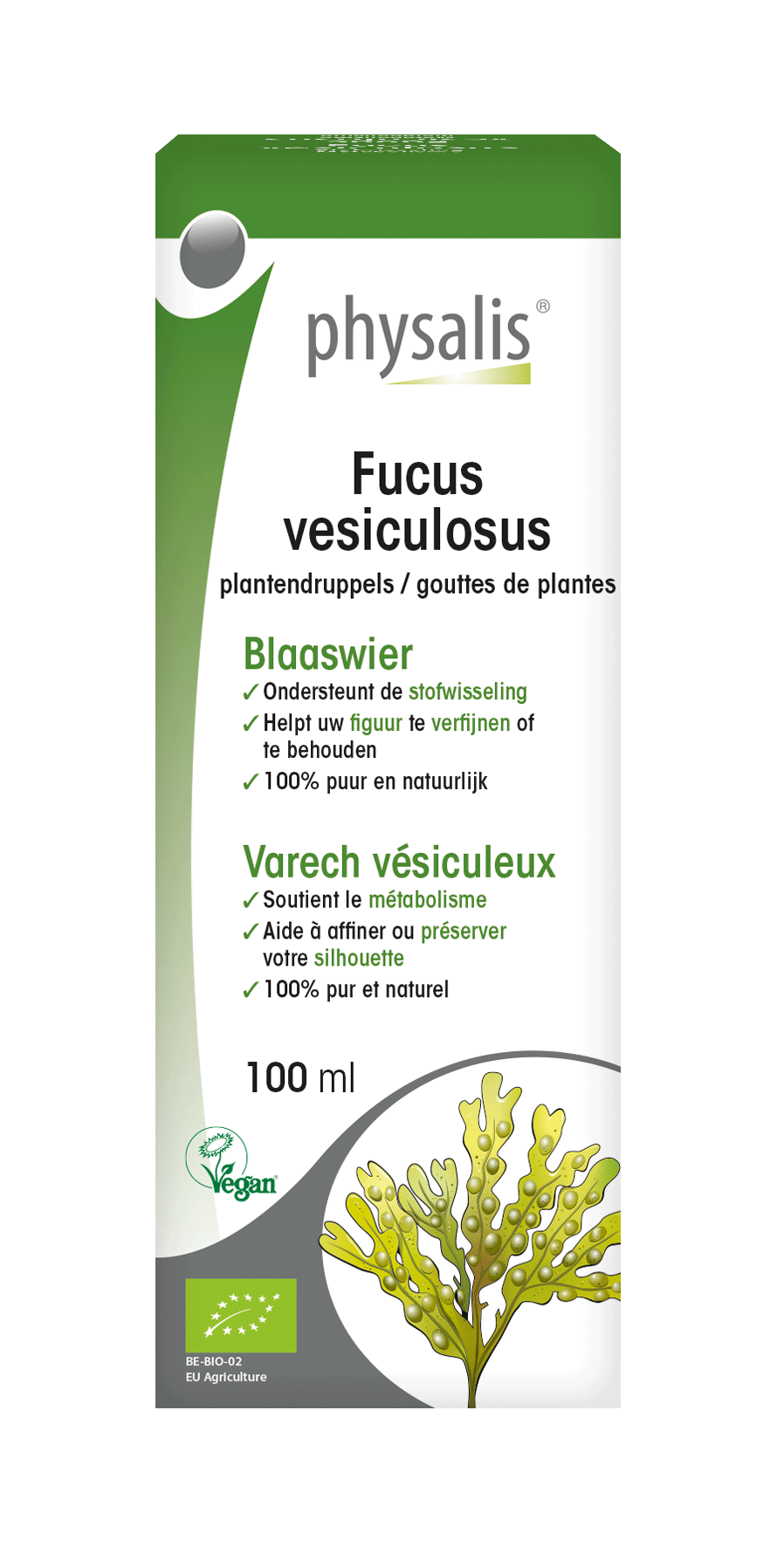 Fucus vesiculosus Plantendruppels