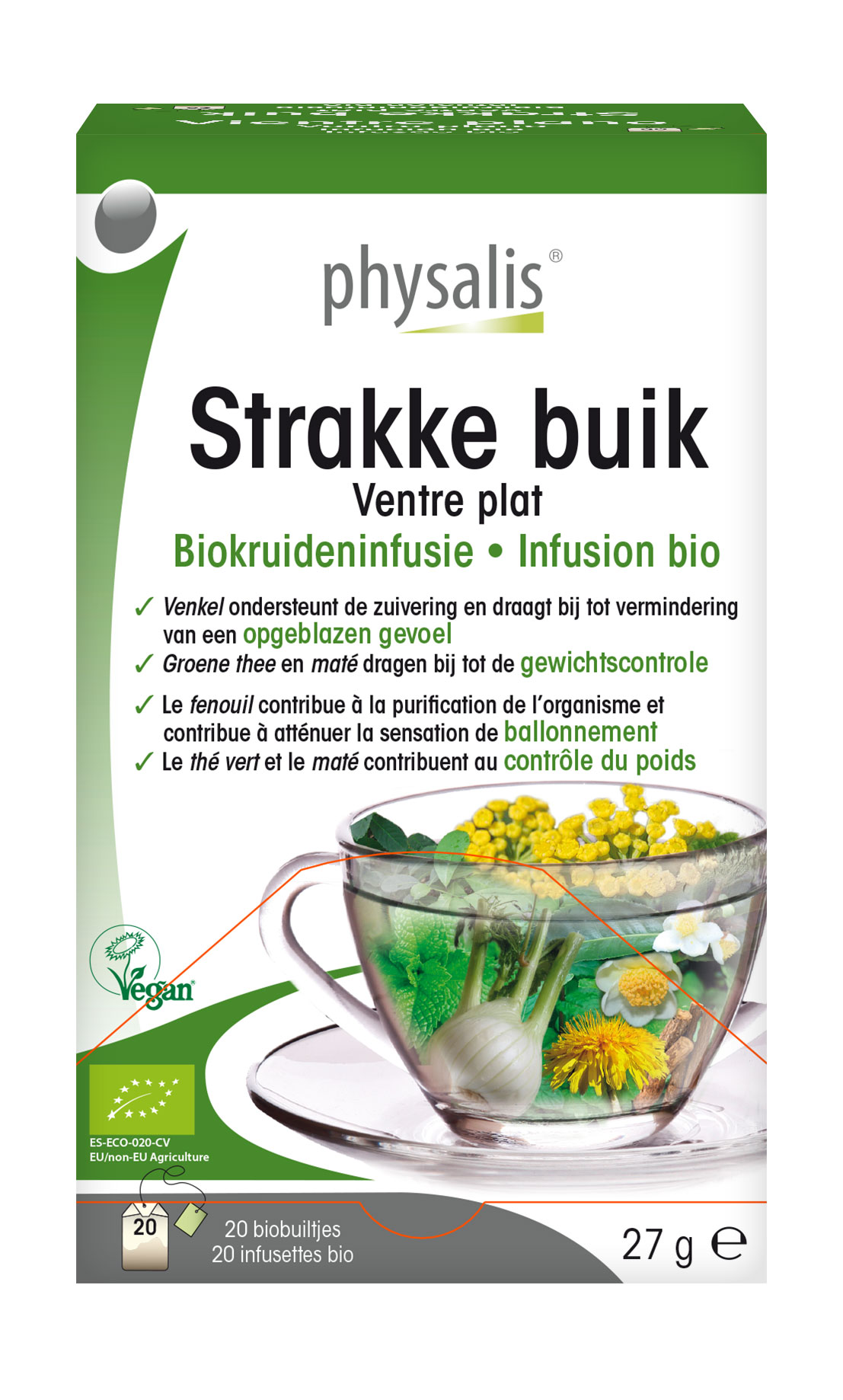 Strakke buik Biokruideninfusie