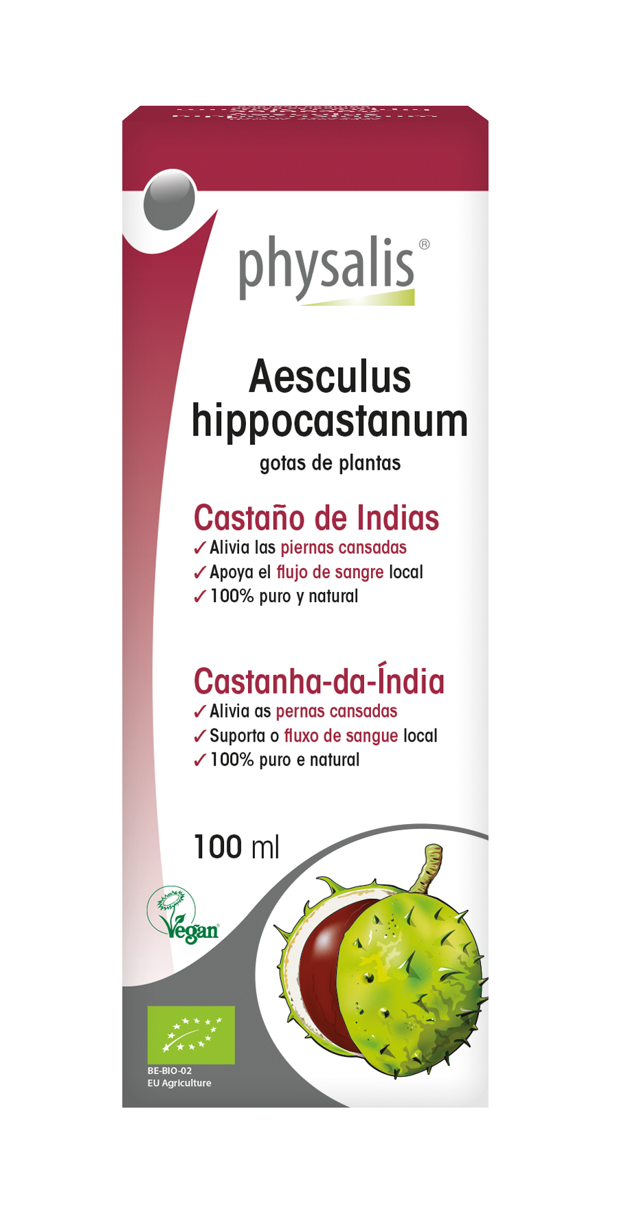 Aesculus hippocastanum Gotas de plantas