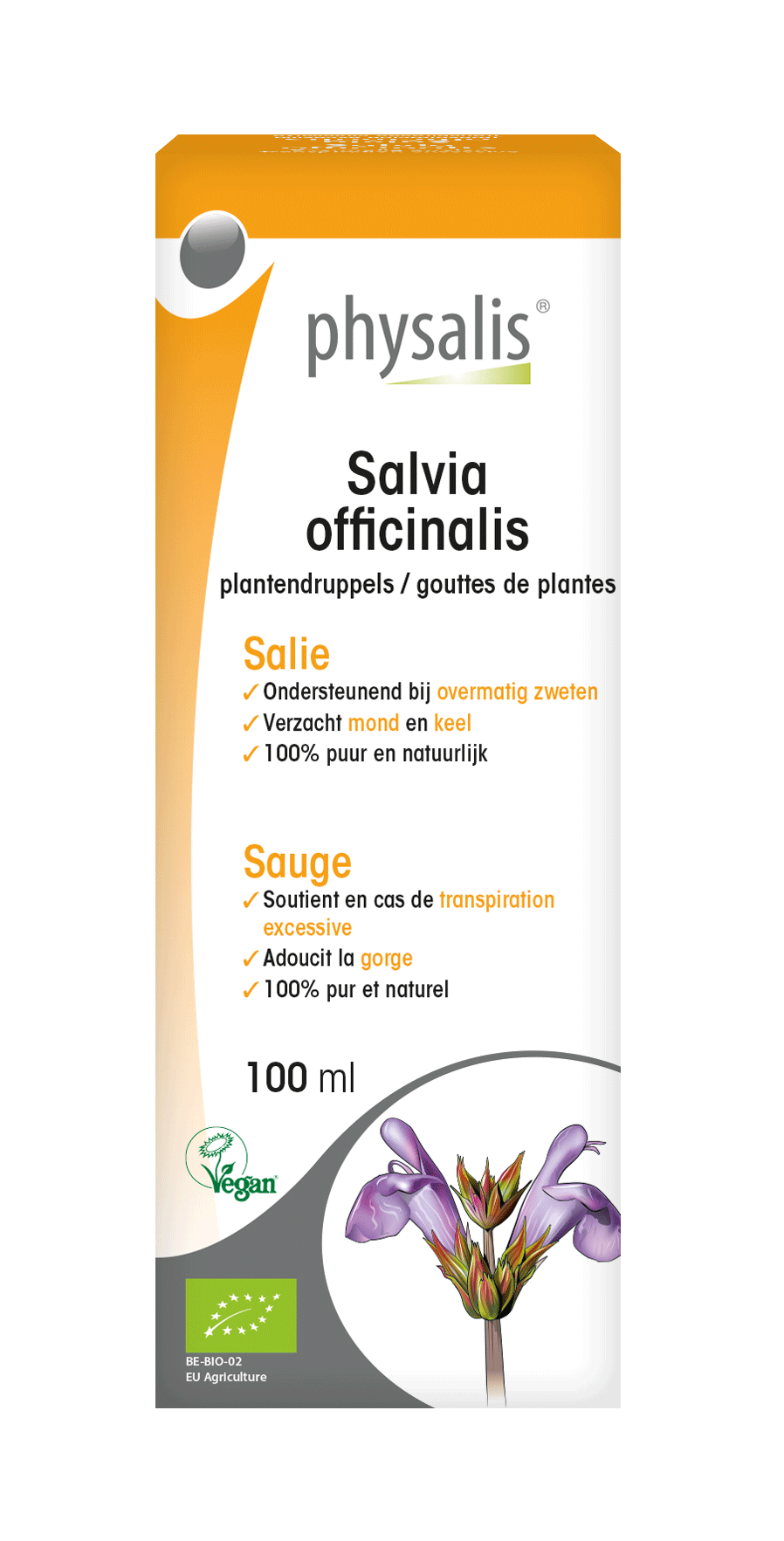 Salvia officinalis Plantendruppels