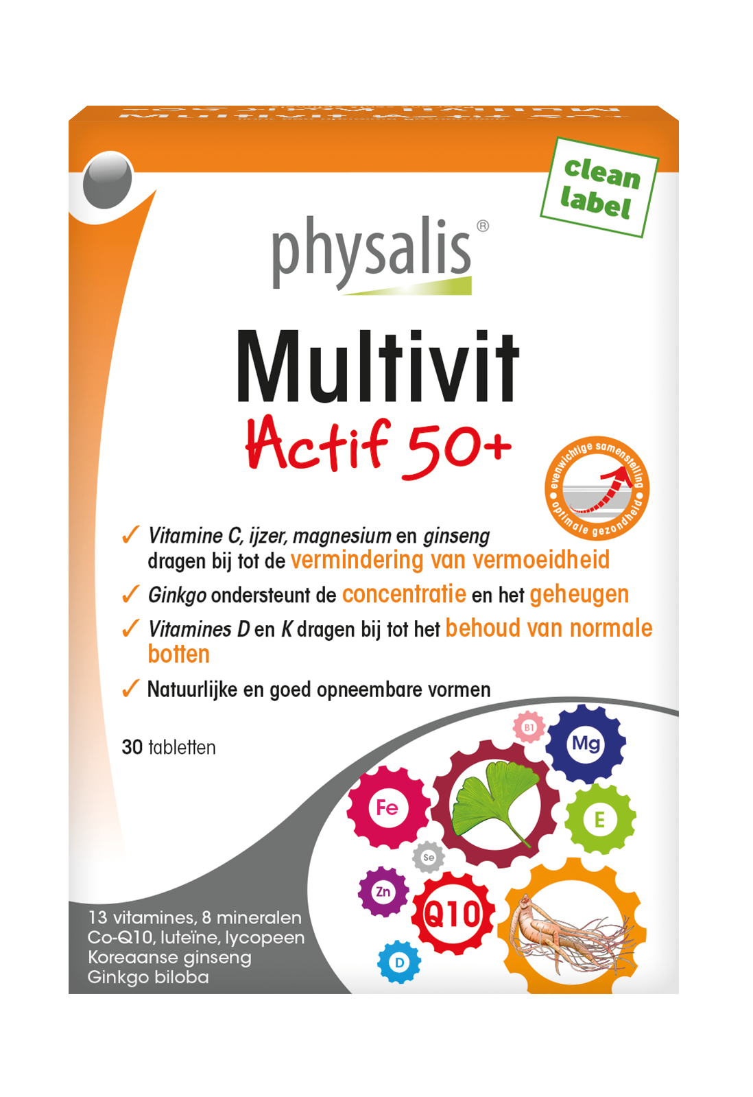 Keypharm Multivit Actif 50+ | Keypharm Natuurlijke voedingssupplementen
