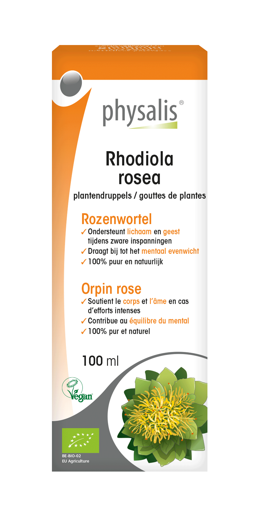 Rhodiola rosea Gouttes de plantes
