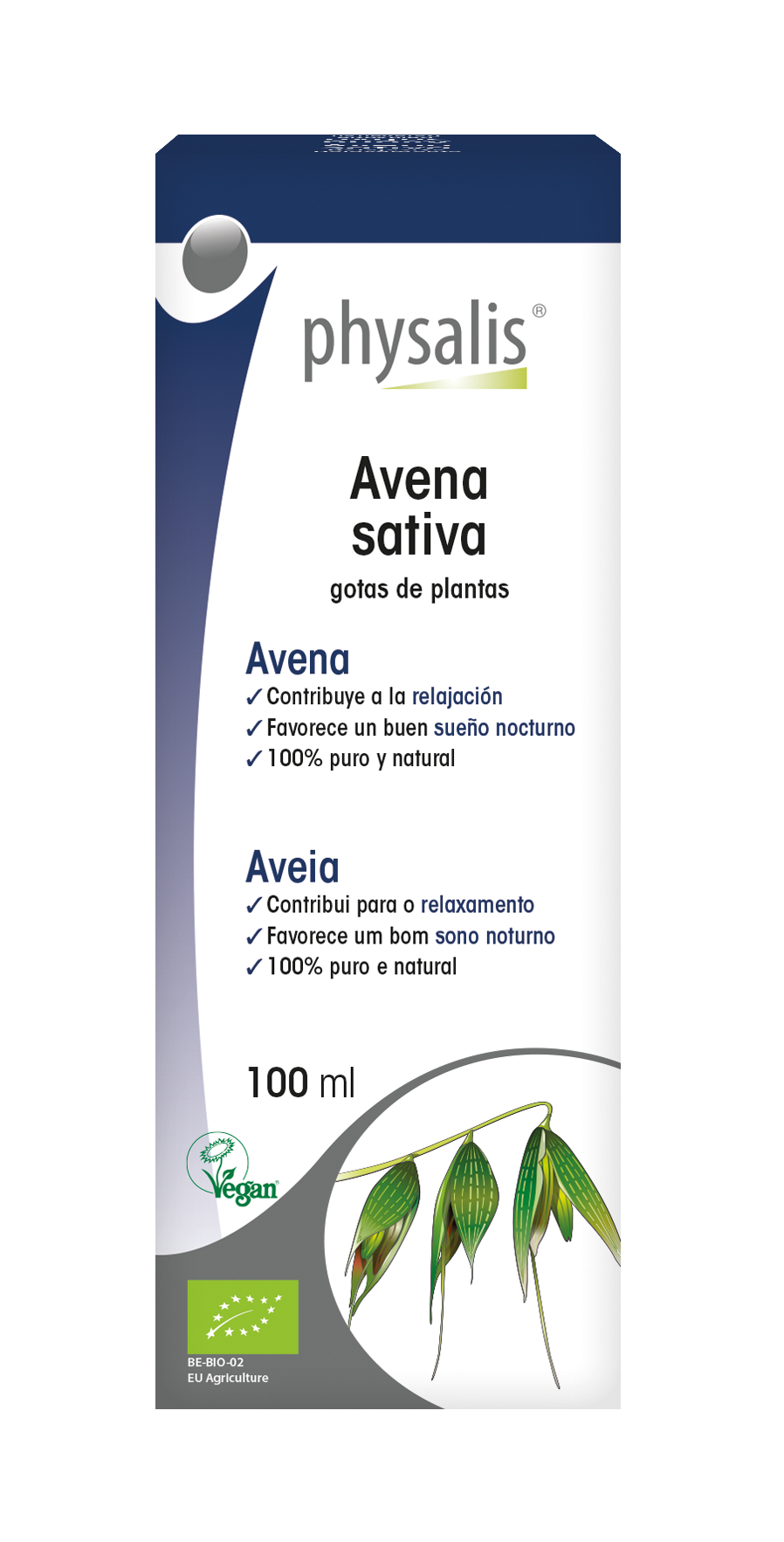 Avena sativa Gotas de plantas