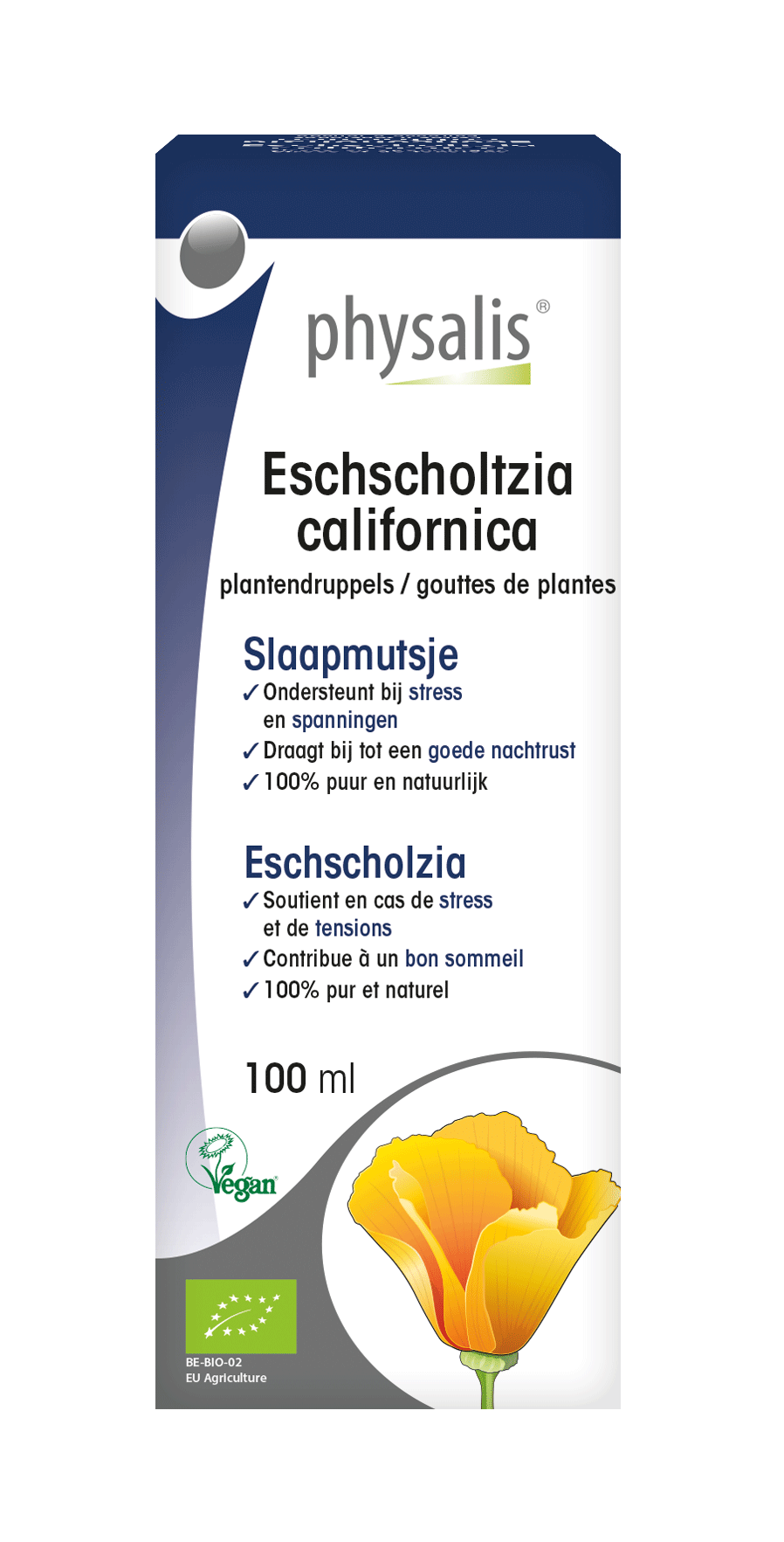 Eschscholtzia californica Plantendruppels