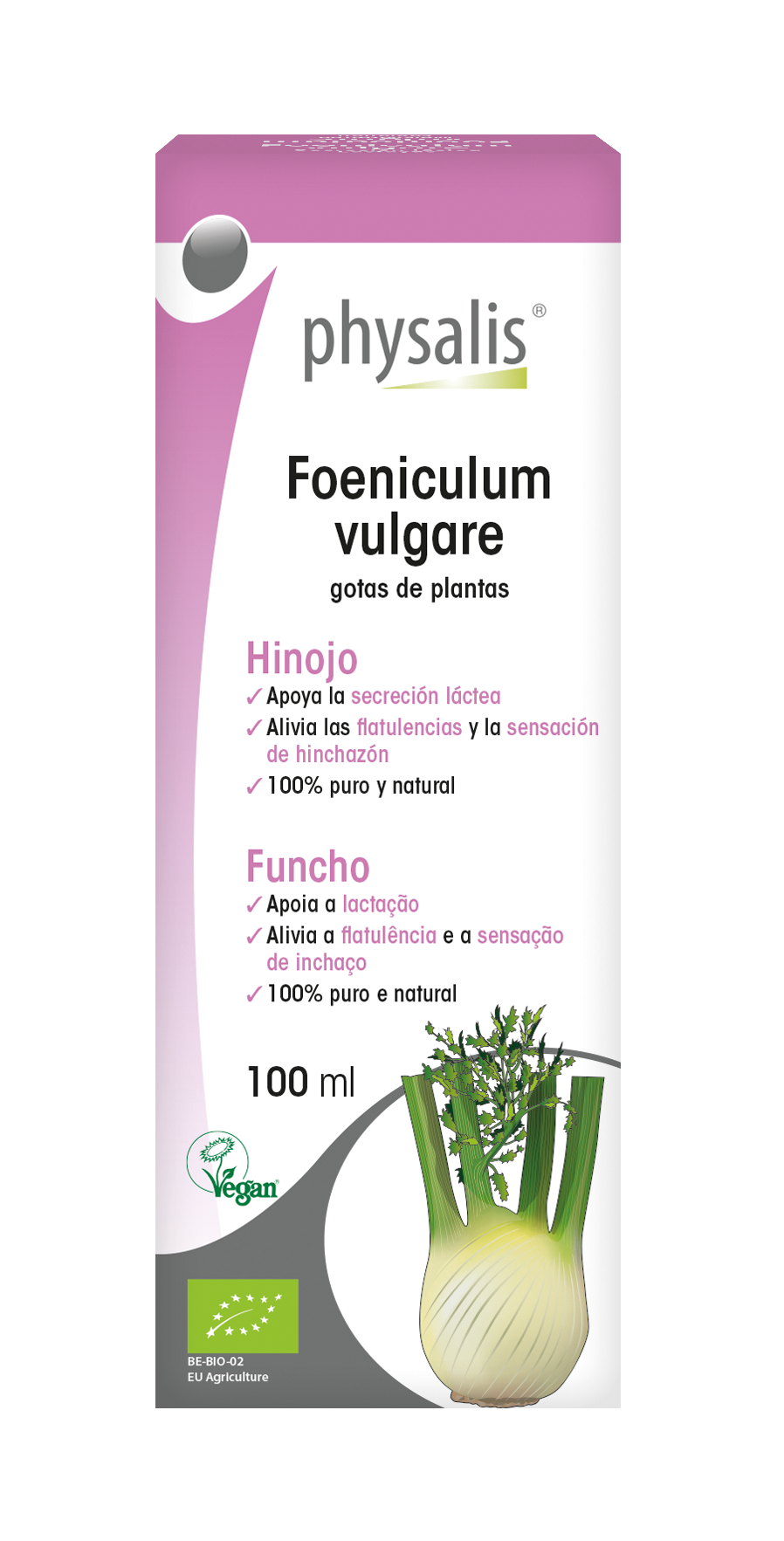 Foeniculum vulgare Gotas de plantas