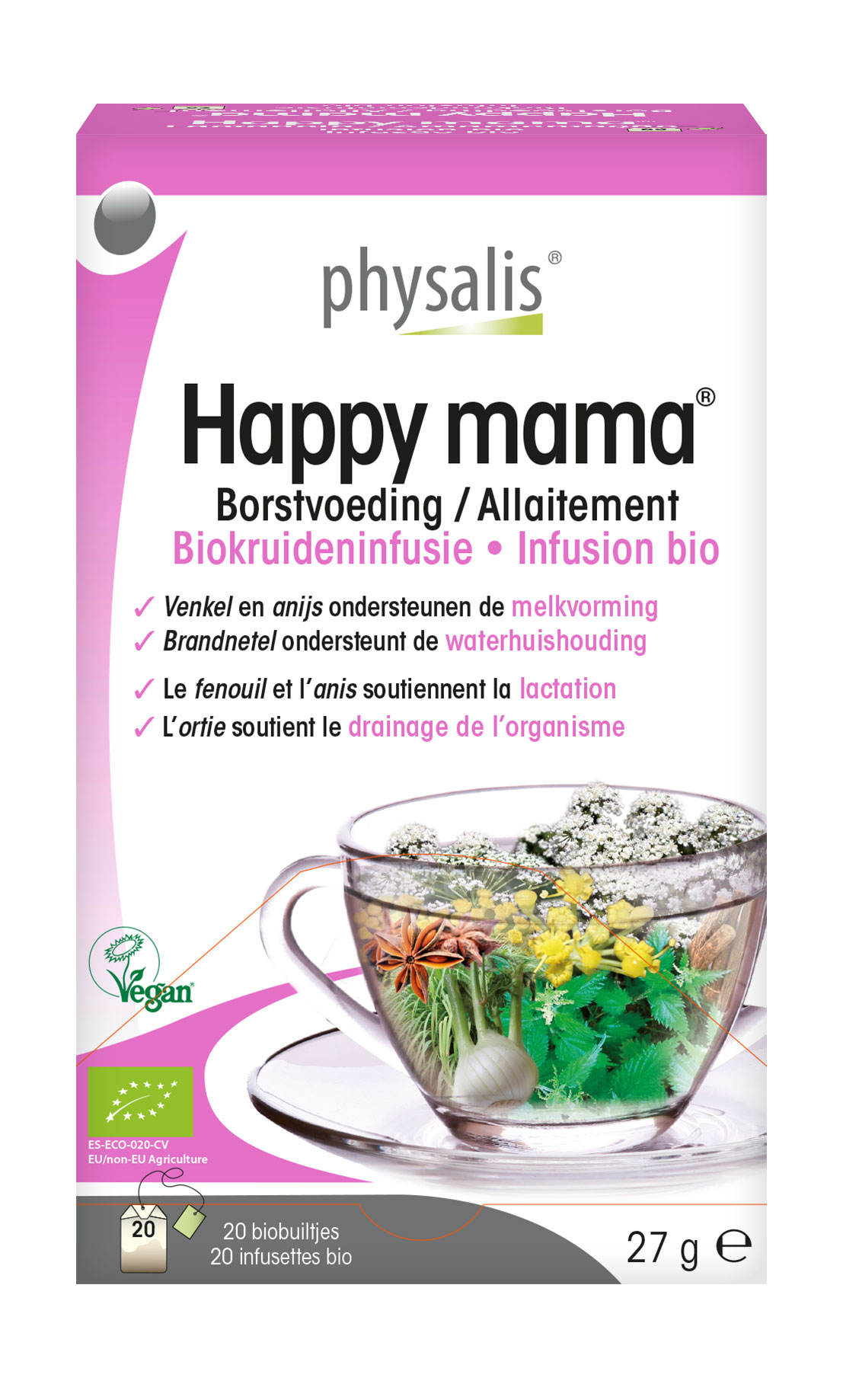 Happy mama<sup>®</sup> Biokruideninfusie